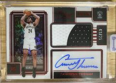 Cameron Thomas [Red] #PR-CMT Basketball Cards 2021 Panini One and One Prime Rookie Jersey Autographs Prices