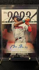 Jose Ramirez #GHA-JR Baseball Cards 2024 Topps Greatest Hits Autograph Prices
