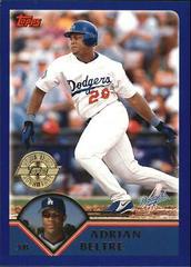 Adrian Beltre #259 Baseball Cards 2003 Topps Prices