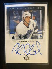 Rob Blake Hockey Cards 2022 SP Authentic UD Autographs Prices