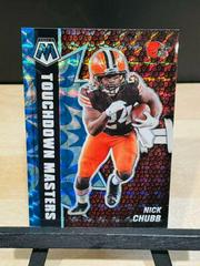 Nick Chubb [Reactive Blue] #TM-7 Football Cards 2021 Panini Mosaic Touchdown Masters Prices