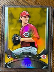 Mike Leake [Gold Refractor] #13 Baseball Cards 2010 Bowman Sterling Prices
