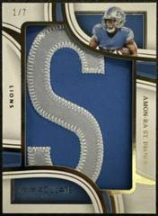 Amon-Ra St. Brown #14 Football Cards 2023 Panini Immaculate Nameplate Nobility Prices