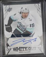 Jared McCann #WO-JM Hockey Cards 2022 SPx White Out Autographs Prices