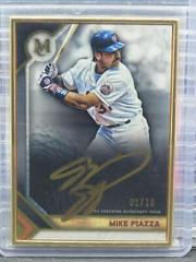Mike Piazza [Gold] #MFA-MP Baseball Cards 2023 Topps Museum Collection Framed Autographs Prices