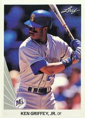 Ken Griffey Jr. #245 Baseball Cards 1990 Leaf Prices