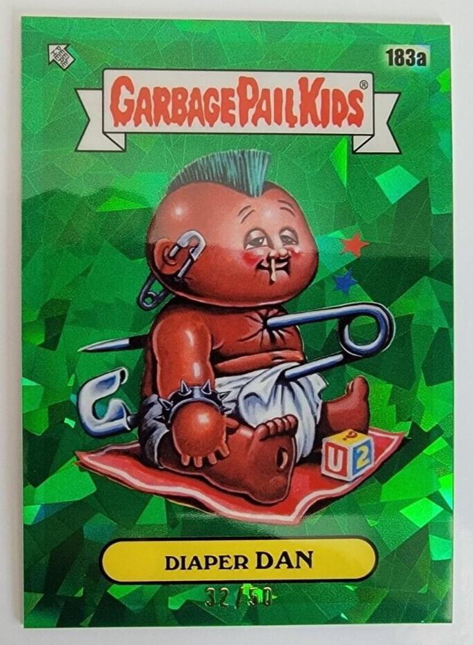 Diaper DAN [Green] 183a Prices Garbage Pail Kids 2022 Sapphire GPK