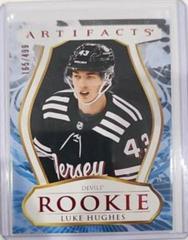 Luke Hughes [Ruby] #192 Hockey Cards 2023 Upper Deck Artifacts Prices