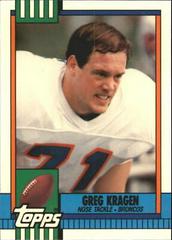 Greg Kragen Football Cards 1990 Topps Tiffany Prices