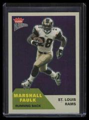 Marshall Faulk Football Cards 2002 Fleer Platinum Prices
