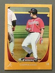 Chipper Jones #13 Baseball Cards 2011 Bowman Chrome Prices