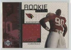 Andre Wadsworth Football Cards 1998 Upper Deck Game Jersey Prices