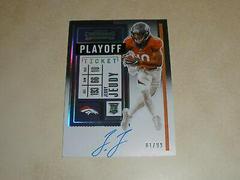 Jerry Jeudy [Autograph Playoff] Football Cards 2020 Panini Contenders Prices