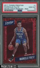 Markelle Fultz [Red] #1 Basketball Cards 2017 Panini Prestige Micro Etch Rookies Prices