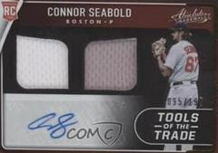 Connor Seabold #TT2S-CO Baseball Cards 2022 Panini Absolute Tools of the Trade 2 Swatch Signatures Prices