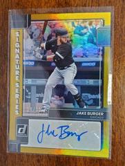 Jake Burger [Gold] #SS-JB Baseball Cards 2022 Panini Donruss Signature Series Prices