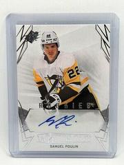 Samuel Poulin #WOR-SP Hockey Cards 2022 SPx White Out Rookie Autographs Prices
