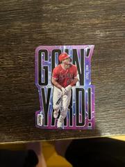 Mike Trout [Black] Baseball Cards 2023 Stadium Club Goin' Yard Prices