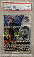 Stephen Curry [White] #3 Basketball Cards 2022 Panini Mosaic Stare Masters Prices