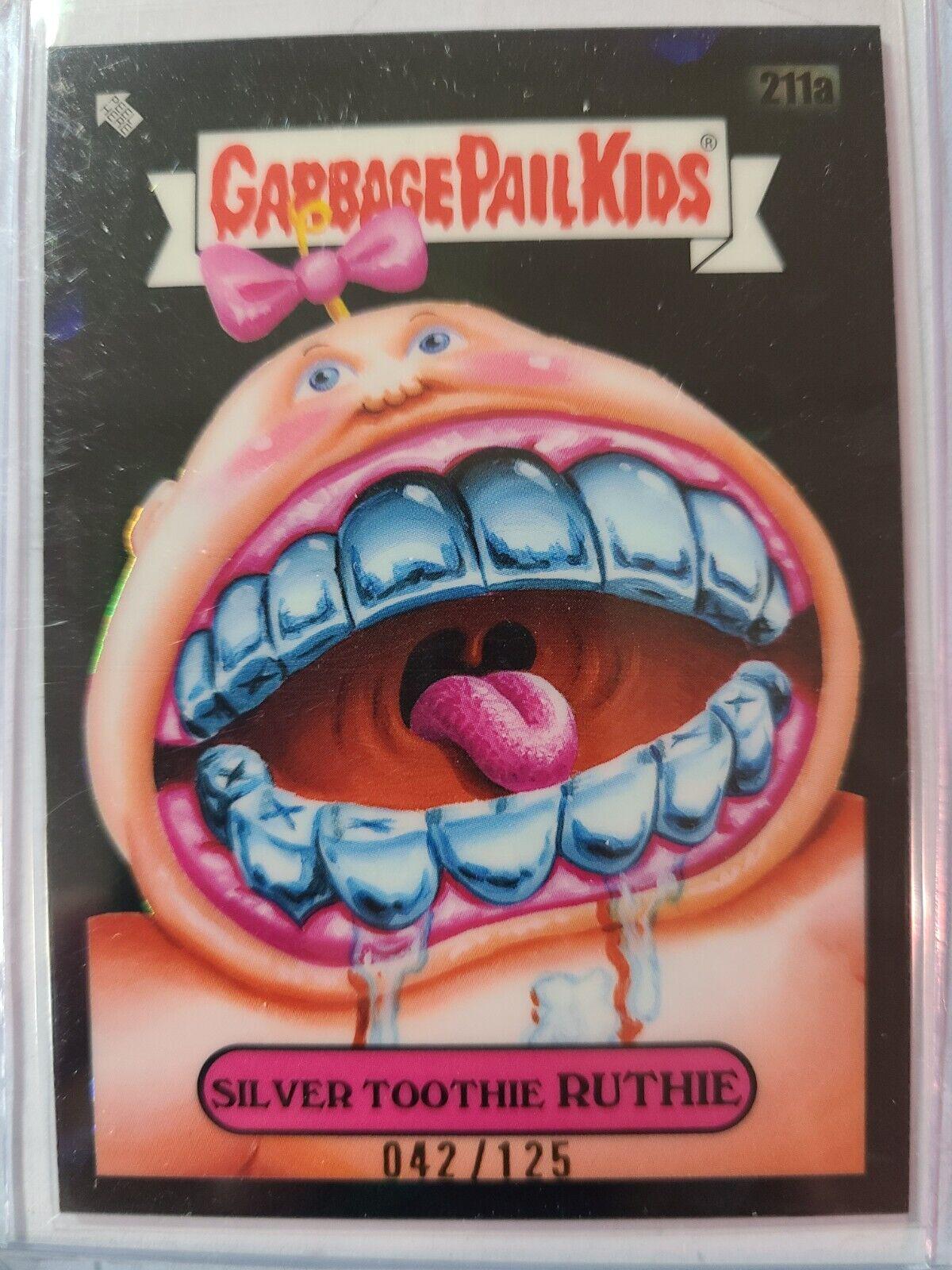 Silver Toothie RUTHIE [Black] #211a Prices | Garbage Pail Kids 2022 ...