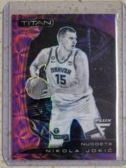Nikola Jokic [Purple Scope] #34 Basketball Cards 2022 Panini Flux Titan Prices
