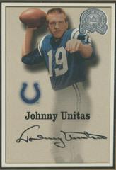 Johnny Unitas [Autograph] Football Cards 2000 Fleer Greats of the Game Autographs Prices