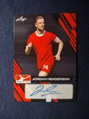 Jordan Henderson Soccer Cards 2023 Leaf Goal Autographs Prices
