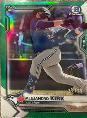 Alejandro Kirk [Green Refractor] #49 Baseball Cards 2021 Bowman Chrome Prices