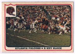 Atlanta Falcons [A Key Block] Football Cards 1976 Fleer Team Action Prices