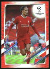 Virgil van Dijk [Red] #46 Soccer Cards 2020 Topps Chrome UEFA Champions League Prices
