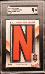 Cedric Mullins #OTN-CM Baseball Cards 2023 Topps Update Own the Name Relics Prices