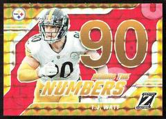 T.J. Watt [Red] #27 Football Cards 2023 Panini Zenith Behind the Numbers Prices