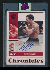 Jens Pulver [Red] #CS-JPV Ufc Cards 2022 Panini Chronicles UFC Signatures Prices