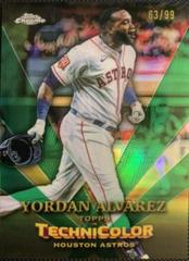 Yordan Alvarez [Green] Baseball Cards 2023 Topps Chrome in Technicolor Prices