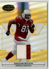Anquan Boldin [Mirror Gold] #1 Football Cards 2006 Leaf Certified Materials Prices