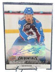 Alex Newhook [Autograph] #RA-9 Hockey Cards 2021 Upper Deck Credentials Rookie Arrivals Prices