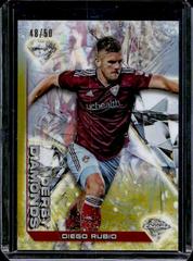 Diego Rubio [Gold] Soccer Cards 2023 Topps Chrome MLS Derby Diamonds Prices