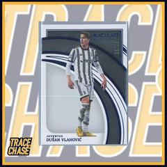 Dusan Vlahovic [Sapphire] #103 Soccer Cards 2022 Panini Immaculate Collection Prices