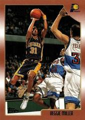 Reggie Miller [Best Shot] Basketball Cards 1998 Topps Prices