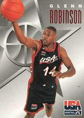 Glenn Robinson #11 Basketball Cards 1996 Skybox Texaco USA Prices