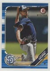 MacKenzie Gore [Blue] #BD-103 Baseball Cards 2019 Bowman Draft Prices