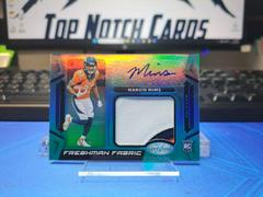 Marvin Mims [Teal] #FFMS-14 Football Cards 2023 Panini Certified Freshman Fabric Mirror Signatures Prices