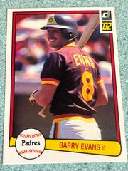 Barry Evans #271 Baseball Cards 1982 Donruss Prices