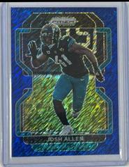 Josh Allen [Blue Shimmer] #15 Football Cards 2021 Panini Prizm Prices