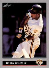 Barry Bonds #275 Baseball Cards 1992 Leaf Prices