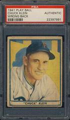 Vince DiMaggio [Wrong Back] Baseball Cards 1941 Play Ball Prices