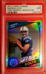 Andrew Luck [Refractor] Football Cards 2012 Topps Chrome 1984 Inserts Prices