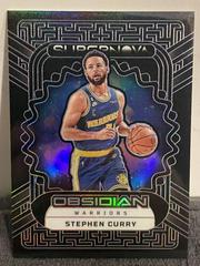 Stephen Curry [Purple] #4 Basketball Cards 2022 Panini Obsidian Supernova Prices