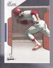 Lou Brock #39 Baseball Cards 2003 Flair Greats Prices