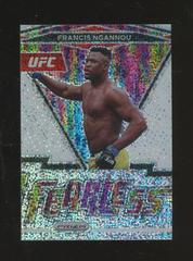 Francis Ngannou [White Sparkle] #15 Ufc Cards 2022 Panini Prizm UFC Fearless Prices